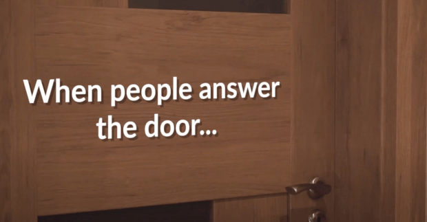 When People Answer the Door